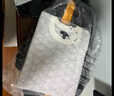 Gap男裝夏季滿印老花logo圓領(lǐng)短袖質(zhì)感時髦針織衫891719 灰白色 175/96A(L)亞洲尺碼 曬單實拍圖