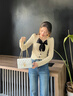 皮爾卡丹女包真皮女士包包斜挎包單肩包真皮小香風(fēng)菱格鏈條包輕奢   包郵A 白色【送精美包裝】 曬單實(shí)拍圖