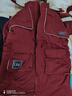 細仔碼頭兒童裝女童派克服中大童女孩運動(dòng)休閑加絨加厚連帽中長(cháng)款保暖棉服 棗紅色 棉衣派克服 170 建議身高155-165CM 曬單實(shí)拍圖