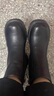 富貴鳥(niǎo)馬丁靴女靴冬季新款加絨棉靴女皮毛一體雪地靴子女真皮短靴媽媽鞋 黑色 FN0244/1780-2 38 曬單實(shí)拍圖