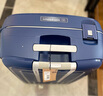 新秀麗（Samsonite）歐洲進(jìn)口時(shí)尚純色卡扣拉桿箱男女旅行行李箱 10U深藍色 25英寸托運箱 曬單實(shí)拍圖