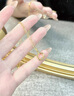中國黃金足金愛心吊墜女生2025新款心形黃金項(xiàng)七夕情人節(jié)禮物送女朋友老婆 E款*莫比烏斯環(huán)吊 約0.4g【贈(zèng)純銀鏈】 曬單實(shí)拍圖