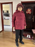 愛麥依老年人棉襖女奶奶冬裝服媽媽棉衣加厚老人太太外套新款衣服 酒紅色(棉服) XL :【建議100斤以內(nèi)】 曬單實(shí)拍圖