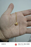 周六福5G工藝足金黃金項鏈吊墜女櫻花計價(jià)A0610856 約4.33g 40+5cm 禮物 曬單實(shí)拍圖