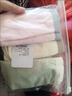 潔麗雅A級嬰兒棉7A抑菌女士加長(cháng)檔高腰內褲女生純棉印花三角褲春夏透氣 淺綠/粉色/香檳 3條 L 【建議100-120斤】 曬單實(shí)拍圖