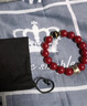 曼禾朱砂手串女士手鏈男款天然正品本命佛轉運珠護身符本命年蛇年禮物 2025值歲【蛇】普賢菩薩附贈證書(shū) 男士推薦@12mm@送男友/兄弟/爸爸 曬單實(shí)拍圖