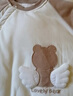 棉芹嬰兒衣服純棉秋冬季棉服加厚長(cháng)袖保暖寶寶120g棉新生兒連體冬裝 卡其天使小熊 66cm (建議4-6個(gè)月12-15斤) 曬單實(shí)拍圖