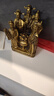 五路財神爺神像擺件黃銅五路財神家用供奉神龕佛龕客廳玄關(guān)擺件喬遷開(kāi)業(yè)禮品 黃銅五路財神像24cm高 曬單實(shí)拍圖