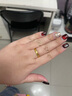 潮宏基足金5G黃金戒指女計價(jià) 御范 SRG30005635 15號戒圈約3.95g 曬單實(shí)拍圖
