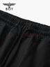 BOY LONDON25新款春夏情侶款純色休閑寬松直筒針織長(cháng)褲N15003 黑色 XL 曬單實(shí)拍圖