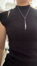 伊燦氣質(zhì)長(cháng)款玫瑰金毛衣鏈女配飾高級感項鏈2025新款爆款小眾輕奢頸鏈 氣質(zhì)長(cháng)款金色毛衣鏈女 曬單實(shí)拍圖