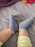 隨燦寶寶防滑襪夏季薄款純棉男女兒童地板襪嬰兒襪子春秋學(xué)步船襪網(wǎng)眼 防滑地板襪【藍(lán)灰白組】 3雙 1-3歲 建議腳長約10-12cm 曬單實拍圖