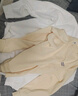 真維斯（JEANSWEST）衛(wèi)衣男春秋純色休閑圓領(lǐng)長袖t恤上衣學(xué)生青年大碼百搭衣服 曬單實(shí)拍圖