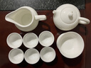 兮元記羊脂玉瓷小茶杯德化白瓷品茗杯茶盞主人杯單杯家用功夫茶具 撇口杯（6個(gè)裝）30ml 曬單實(shí)拍圖