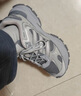 adidas明星同款下班鞋SHADOW FEVER緩震防滑厚底老爹鞋阿迪達斯   淺灰/淺銀/灰色(推薦女生選小半碼)   43 曬單實拍圖