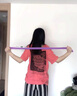 舞丘比健身彈力帶女彈力繩瑜伽阻力帶力量訓練拉伸開(kāi)肩拉力繩練背拉力帶 風(fēng)信紫-36磅【進(jìn)階中級款】 曬單實(shí)拍圖