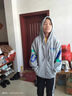 藍(lán)品閣冬季12-18歲大童21青少年初高中學(xué)生開衫衛(wèi)衣運動休閑套裝男外套 淺灰加絨 套裝(外套+褲子) XL 165-170cm110-130斤 曬單實拍圖