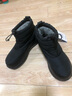 AMOJI日本線(xiàn)下在售款雪地靴男女同款冬季棉鞋防水防滑厚底高幫零下東北 黑/黑色BlackBlack 25.0cm（EUR39-40） 曬單實(shí)拍圖