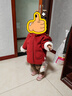 班喜迪女童秋冬裝外套新款兒童冬裝新年衣服冬季過(guò)年拜年服寶寶周歲禮服 紅色 90 cm 曬單實(shí)拍圖