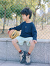 onmygame【抽濕爽爽褲】兒童運動短褲夏季男童女童戶外抗菌速干透氣五分褲 青檸綠 140 曬單實拍圖