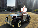 宙顆勞斯萊斯兒童電動(dòng)車(chē)來(lái)斯寶寶小孩電動(dòng)汽車(chē)四輪遙控車(chē)人老爺車(chē) 升級版烤漆紅+四驅+軟座+鋰電池 四驅動(dòng) 曬單實(shí)拍圖