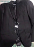 花花公子西服男休閑西裝男士西服套裝外套伴郎新郎商務(wù)休閑正裝衣服三件套 一扣黑色西服+西褲+襯衫 2XL 曬單實(shí)拍圖