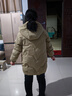 雪中飛2025新款中年媽媽羽絨服女中長(cháng)款中老年高貴加厚冬裝大碼外套 卡其色【可脫卸帽】 2XL （175）建議110-120斤 曬單實(shí)拍圖