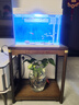 竹千變魚缸底柜魚缸柜子楠竹花架水族箱架子魚缸桌子魚缸架實木魚缸架子 50*31高58款 曬單實拍圖