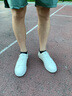 他她（TATA）厚底休閑板鞋男鞋簡(jiǎn)約百搭真皮小白鞋2024秋新款VHD01CM4 白/黑 42 曬單實(shí)拍圖