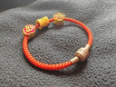 周生生七夕黃金轉(zhuǎn)運(yùn)珠Charme吉祥如意情侶足金手串 不含鏈91503C定價(jià) 曬單實(shí)拍圖