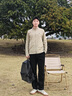 KOLON SPORT/可隆軟殼夾克 男子Amazon lite防潑水透濕戶(hù)外運動(dòng)外套 LHJK5MN059-KK 卡其色 L 175/96A 曬單實(shí)拍圖
