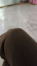 FitonTon休閑褲女冬款加絨加厚直筒褲美拉德山本褲顯瘦慵懶拖地保暖褲子 曬單實(shí)拍圖