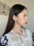 晟迅南紅耳環(huán)女氣質(zhì)水滴耳墜滿肉滿色新中式新年喜氣紅色耳飾新款禮物 南紅耳環(huán) 曬單實(shí)拍圖