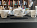 冰種羊脂玉功夫茶具套裝家用白瓷茶壺茶杯高端蓋碗送長(cháng)輩客戶(hù)禮盒 墨蓮（鈴鐺杯） 曬單實(shí)拍圖