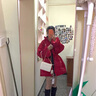 CamalgOri紅色結婚羽絨服紅色羽絨綿服女款結婚本命年女裝保暖蛇年冬裝預售 酒紅色 [高檔亮絲面料] 7天內發(fā)貨 M 105-125斤 曬單實(shí)拍圖