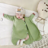 七樂豆嬰兒睡袋小月齡睡衣春秋款連體衣服幼兒寶寶秋裝睡袍四季通用睡裙 奶綠 73cm 曬單實(shí)拍圖