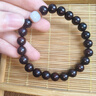 妍韻珠寶8mm印度小葉紫檀手串白玉轉運珠 文玩佛珠檀香紫檀男女士手鏈 8mm小葉紫檀手串 曬單實(shí)拍圖