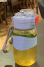 taoqibaby水杯大容量吸管杯女成人孕婦女士專用塑料ppsu杯子大肚杯 冰川藍 660ml （特價款） 曬單實拍圖