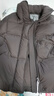 坦博爾羽絨服女超短款廓形立領(lǐng)泡芙女士保暖厚外套530370Z 巧克力 160  曬單實(shí)拍圖