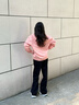 維動(dòng)（VEIDOORN）驚瀾休閑褲男顯高垂感長(cháng)褲男女運動(dòng)系帶百搭寬松男士直筒褲 25-7350純黑色 S （尺碼偏大）建議拍小一碼 曬單實(shí)拍圖