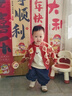 齊齊熊（ciciibear）[520G防褪色]寶寶軟牛仔褲男童褲子加絨加厚冬款保暖褲兒童 丹寧藍 90 曬單實(shí)拍圖