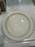 九土草木灰釉日式手工餐具陶瓷飯盤花瓣菜盤水果沙拉餐盤家用食器 小碟(直徑約16cm) 曬單實拍圖