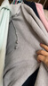 AEMAPE法式灰色polo領(lǐng)時尚假兩件針織開衫秋冬季韓系感毛衣女打底衫 灰色針織衫 L -105-115斤 曬單實拍圖