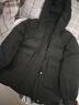 QVI高端品牌羽絨服女短款2025冬季新款寬松減齡小個(gè)子白鴨絨加厚外套 黑色（90新國標白鴨絨） S 【80斤--110斤】 曬單實(shí)拍圖