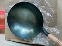 商用單柄帶把鐵鍋炒菜鍋廚師酒店飯店地攤炒米粉炒面專用鐵鍋 單柄熟鐵鍋（適合炒粉） 36cm 曬單實拍圖