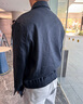 By Creations【25春夏新品】柏品亞麻翻領(lǐng)行政夾克外套男士商務(wù)休閑防風(fēng)夾克衫 藏青色 L 曬單實(shí)拍圖