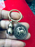 十二生肖幣鑰匙掛件黃銅十二生肖鑰匙扣吊墜汽車(chē)鑰匙扣掛 福牌生肖蛇+實(shí)心小葫蘆 曬單實(shí)拍圖