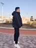 真維斯（Jeanswest）王一博代言棉服男秋冬季新款加厚保暖棉衣外套 黑色 XL （建議120-140斤） 曬單實拍圖