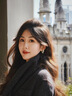 Eternelle法國永恒歐美復古耳釘高級感輕奢時(shí)尚耳環(huán)氣質(zhì)百搭耳飾 綠色 曬單實(shí)拍圖