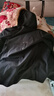 皮爾卡丹（pierre cardin）女裝派克服2026冬新款貂可拆卸內膽皮毛一體長(cháng)款加絨加厚皮草外套 【長(cháng)款110CM】黑殼 -小麥黃內膽 XL 建議120-130斤 曬單實(shí)拍圖